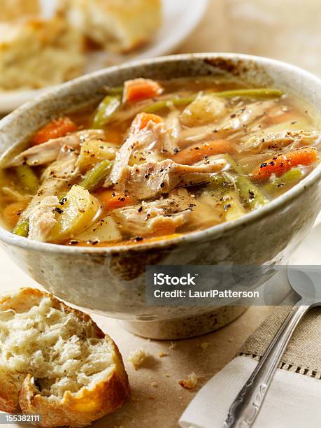 Домашняя Индейка Суп — стоковые фотографии и другие картинки Куриный суп - Куриный суп, Comfort Food, Без людей