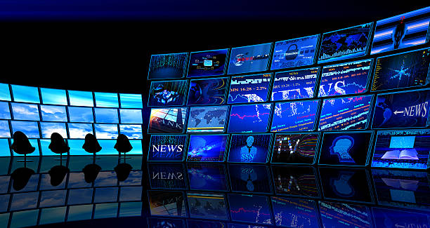 istock Digital News TV studio room 155382254