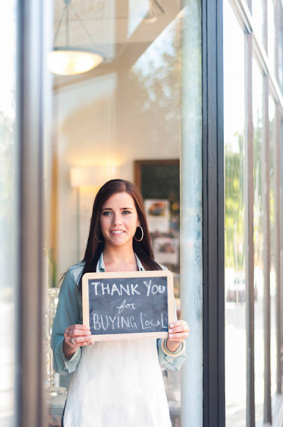 istock Thank you for buying local 155382291