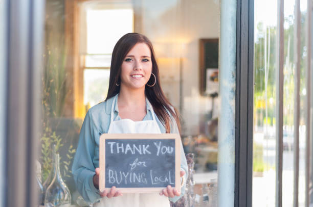 istock Thank you for buying local 155382308