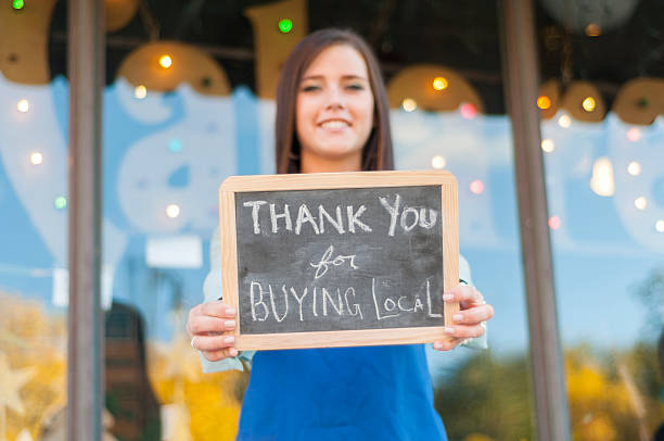 istock Thank you for buying local 155382312