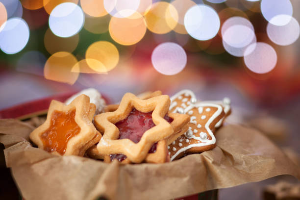 istock Decorated Holiday Christmas Cookies And Biscuits 155382540
