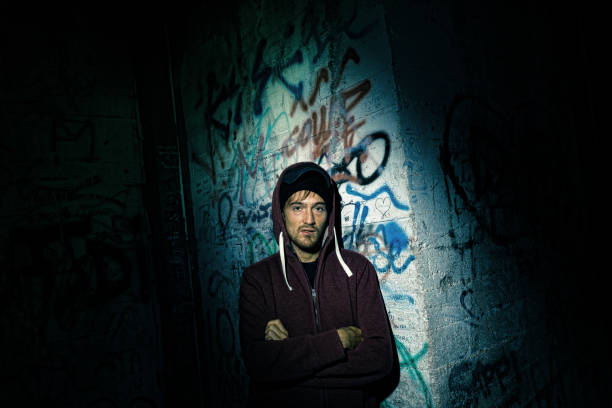 istock Suspicious Man in the Dark 155382969