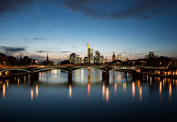 istock Sunset, Dusk, Skyline, Frankfurt, Germany 155383035