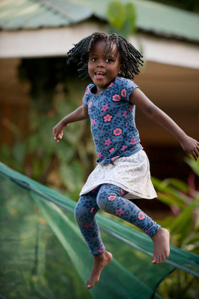istock Jumping african girl 155383244