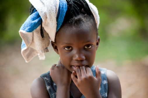 Ugandan girl, 7 years old. 