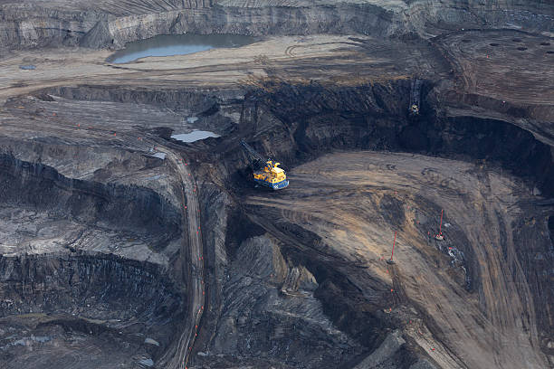 Alberta's Oilsands stock photo