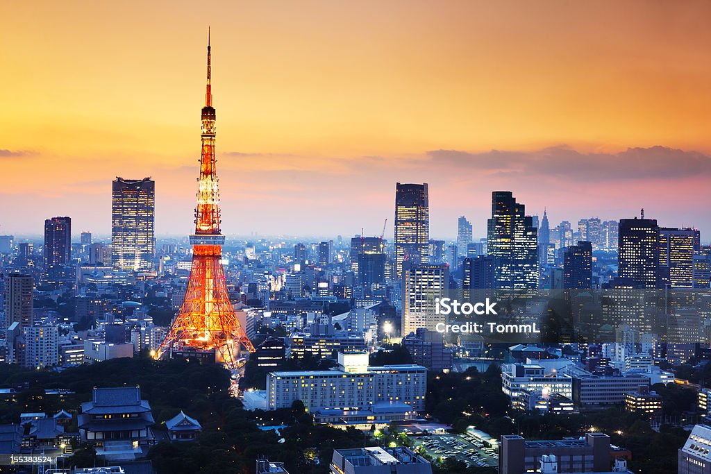 Tokyo Tower  Tokyo - Japan Stock Photo