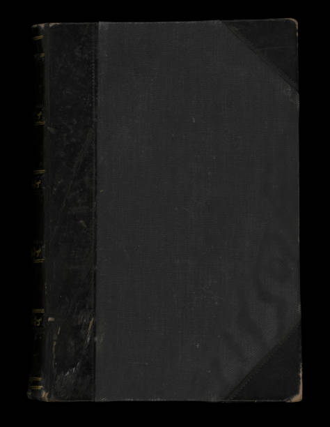 istock Antique Black Hardcover Book 1553835626