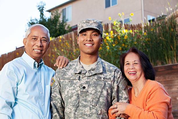istock Army Family Portrait 155383656