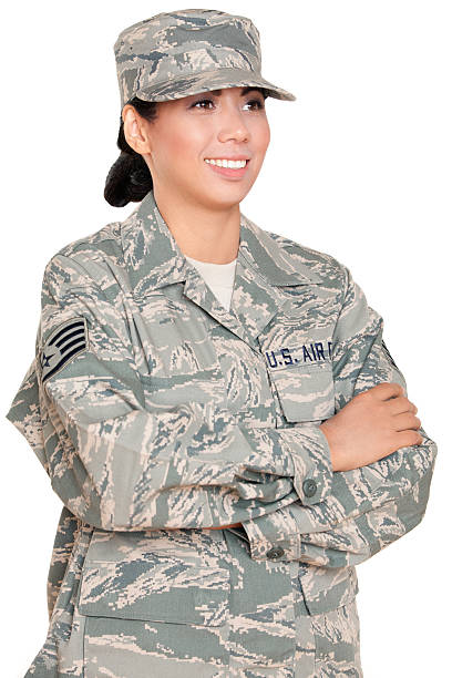 istock U S Airwoman Portrait 155383661