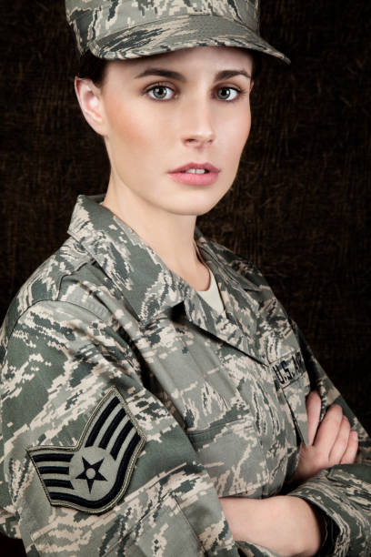istock U S Airwoman Portrait 155383684