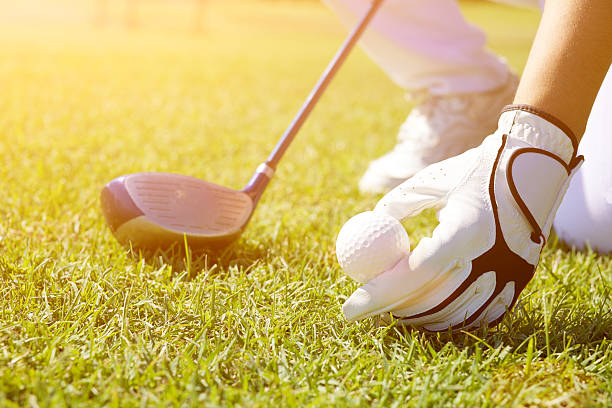 istock Golfer stepping up to his ball. 155383706