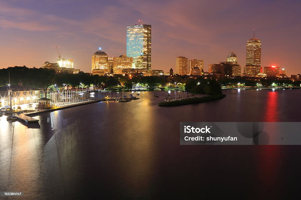 Boston: Обратная Бухта - Стоковые фото Архитектура роялти-фри