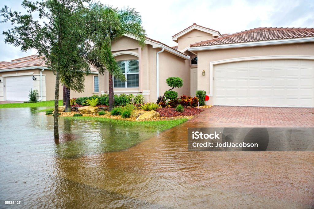 Flooding from a hurricane flooding from a hurricane or tropical storm Flood Stock Photo