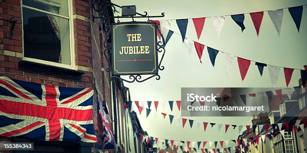 British Diamond Jubilee Celebrations Stock Photo - Download Image Now - Bunting, UK, Party - Social Event
