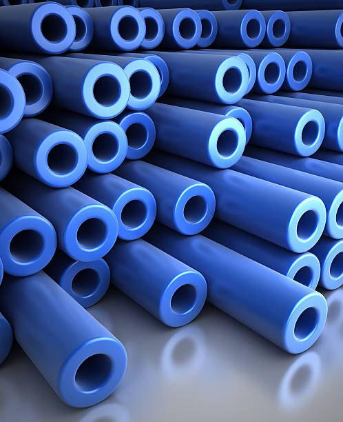 Free Stock Photo of Abstract close-up of group of pipes forming a ...