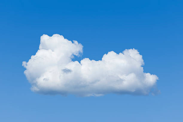 istock Blue sky over lonely big white cumulus cloud 155384954