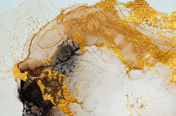 istock GOLDEN SKY. Luxury ART. North gold- MARBLE. 1553851194
