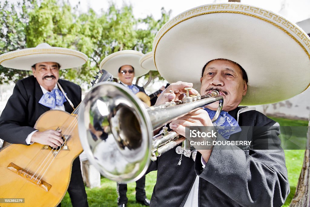 Mariachi Band - Foto stock royalty-free di Cinco de Mayo