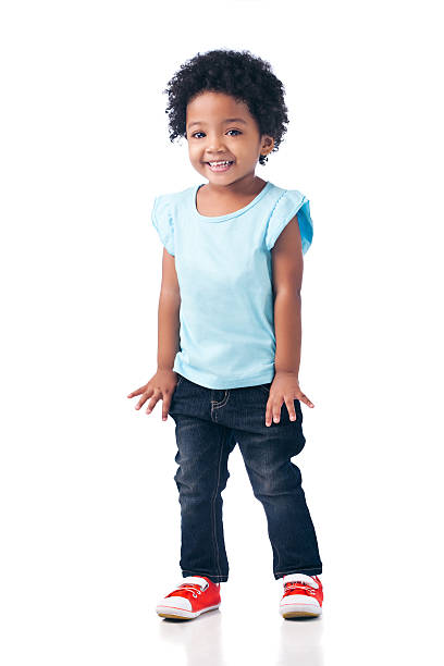 かわいいミックスレースの少女 - 2歳から3歳 ストックフォトと画像