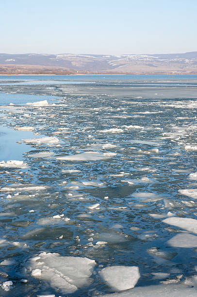 istock European frozen Danube River 155385520