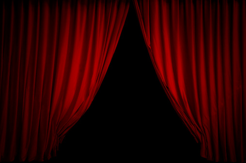 Red Stage Curtain