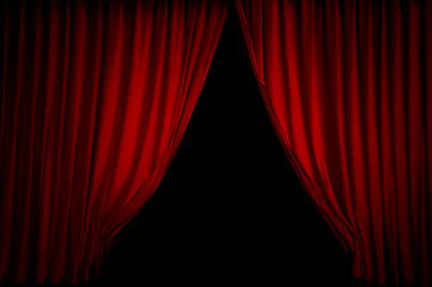 Red Stage Curtain