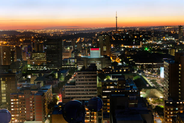 istock Johannesburg sunset, seen from hillbrow 155386170