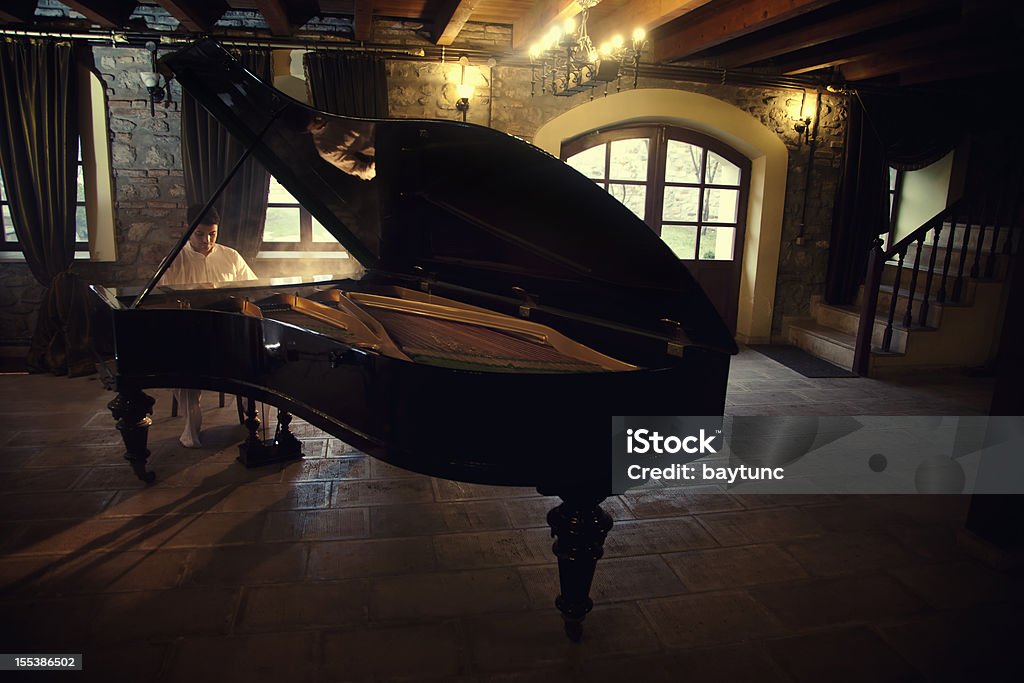 Pianista - Foto de stock de Pianista royalty-free