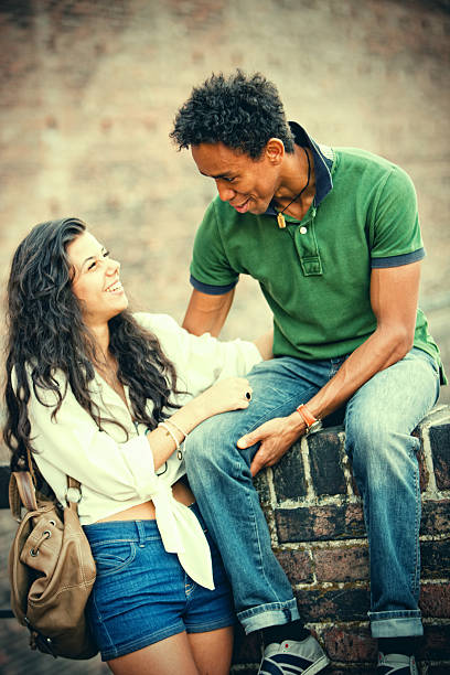 istock Happy Young Couple  in Milan, Italy 155386572