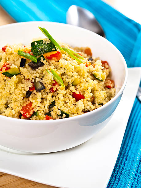 istock Couscous and roasted vegetable Salad 155386609