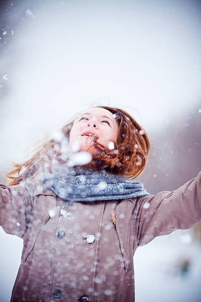 istock Teenager enjoying winter 155386687