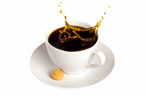 istock Splash of Coffee in the Cup. 155386788