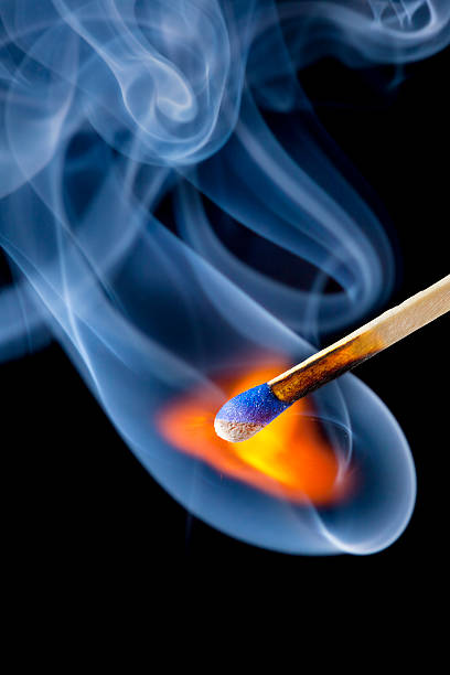 istock Instant of Ignition; Match Bursts into Flame 155386813