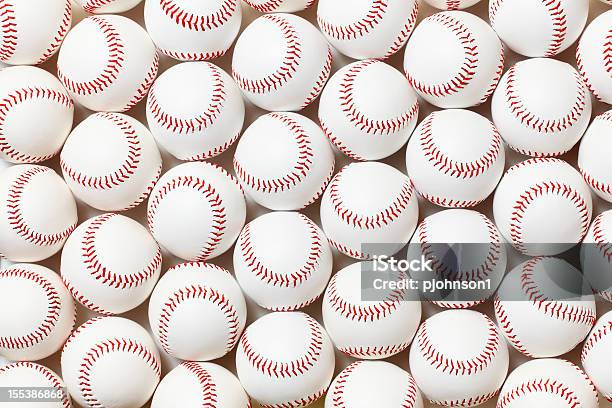 Baseballs — стоковые фотографии и другие картинки Бейсбольный мяч - Бейсбольный мяч, Фоновые изображения, Горизонтальный