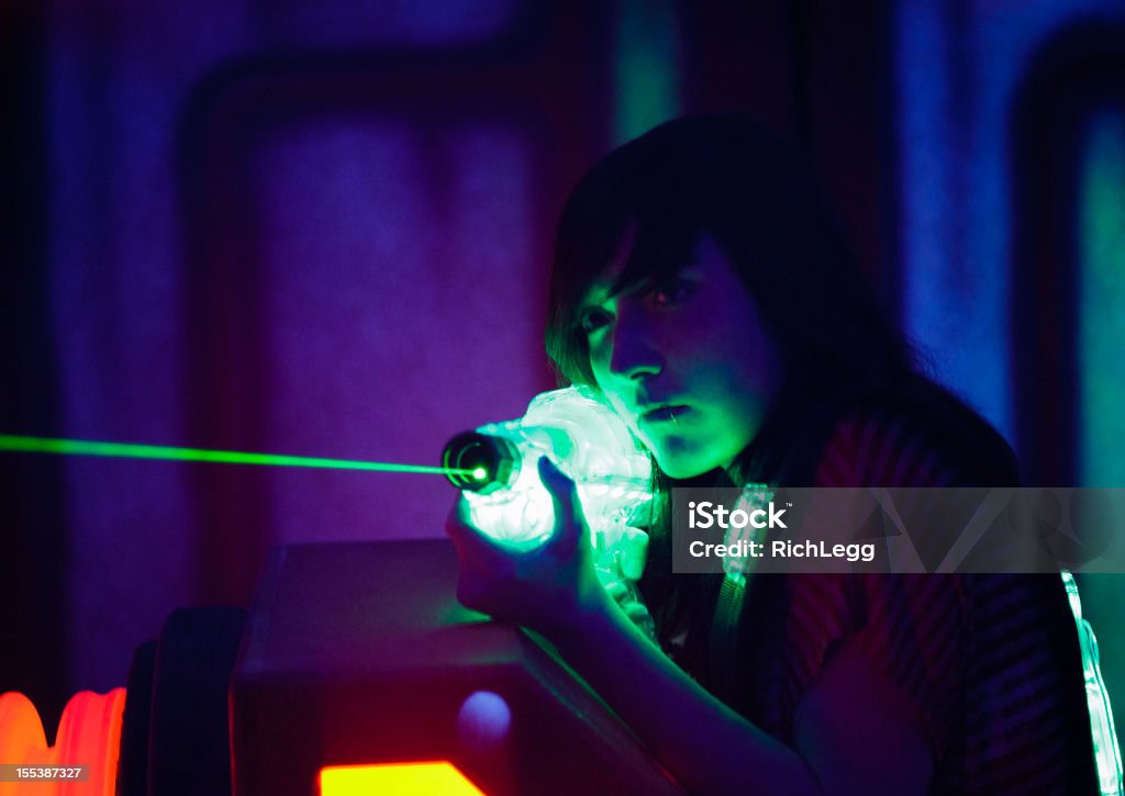 Laser Tag - Lizenzfrei Laserlicht Stock-Foto