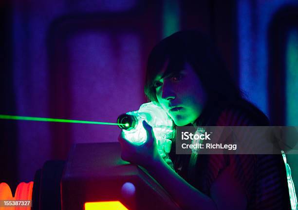 Foto de Laser Tag e mais fotos de stock de Laser - Laser, Jogo de lazer, Brincar