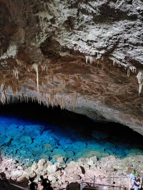 istock Beautiful cave with water in Brazil 1553873717