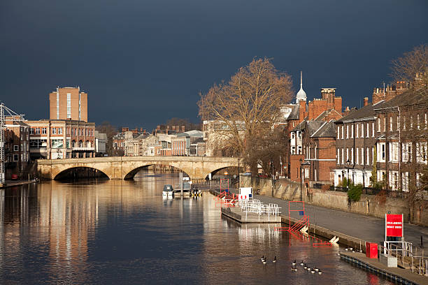 istock York, River Ouse, spectacular clouds 155387641