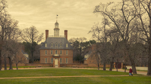 istock Governor's Mansion Williamsburg Panorama 155388011