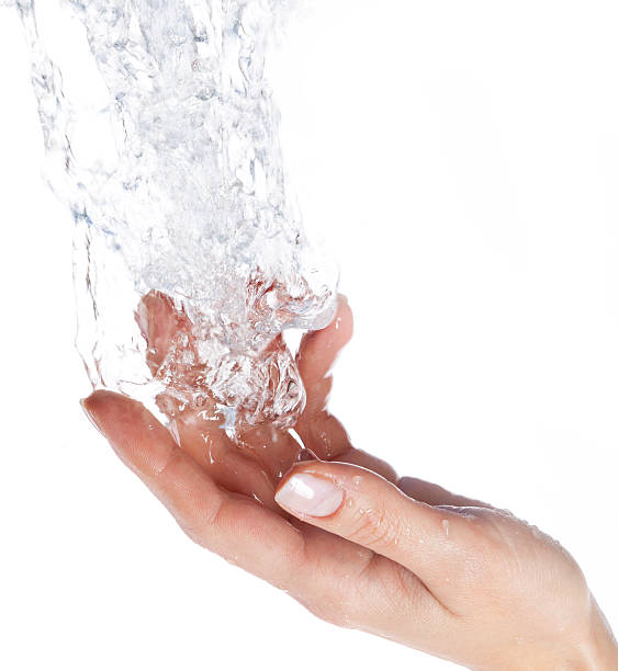 istock Closeup of nice wet hand 155388386