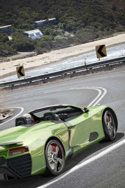 istock Sports Car on a Coastal Road 155388551
