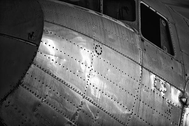istock WW2 plane fuselage and nose detail 155388612