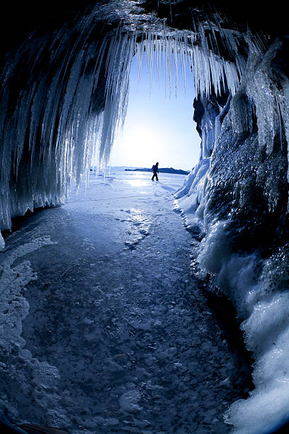 istock Walking On Frozen Lake 155388728