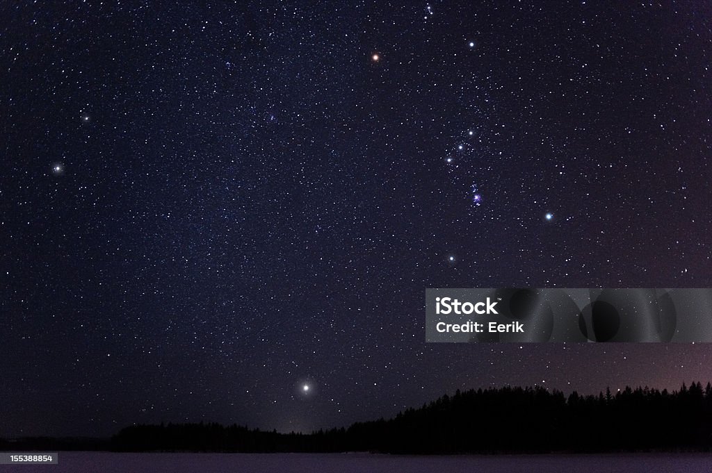 Invierno constellations - Foto de stock de Cielo libre de derechos