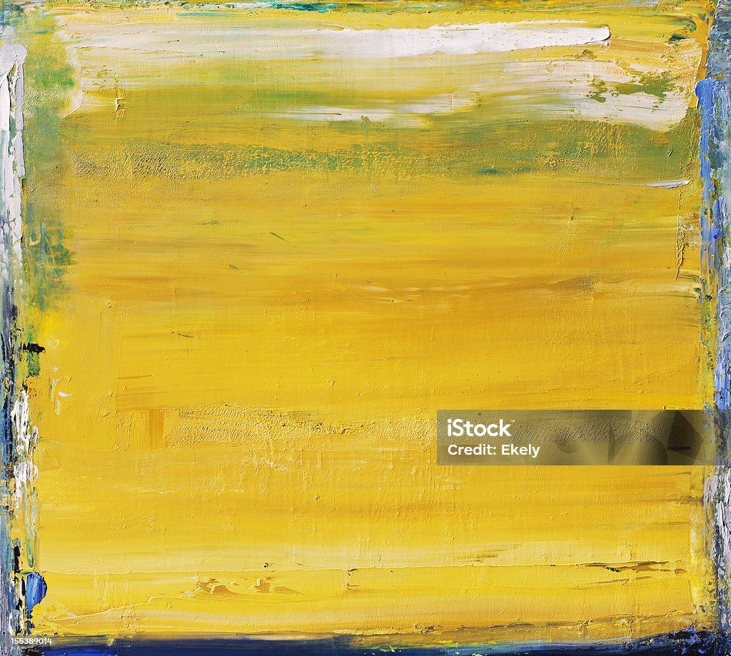 Pintura de Arte abstracto amarillo fondos. - Foto de stock de Pintura de acción libre de derechos
