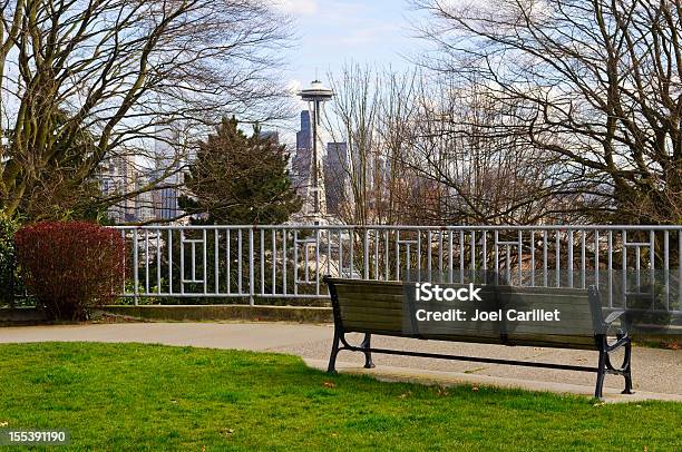 시애틀 스카이라인 벤치는 Kerry 공원 케리 파크에 대한 스톡 사진 및 기타 이미지 - 케리 파크, 경관, 도시 경관