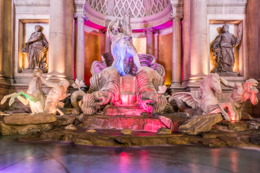 Trevi fountain at Caesar's Palace in Las Vegas