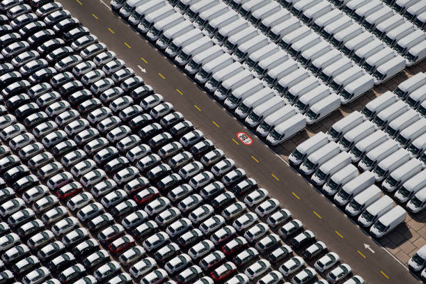 istock New cars and vans parked 155391426